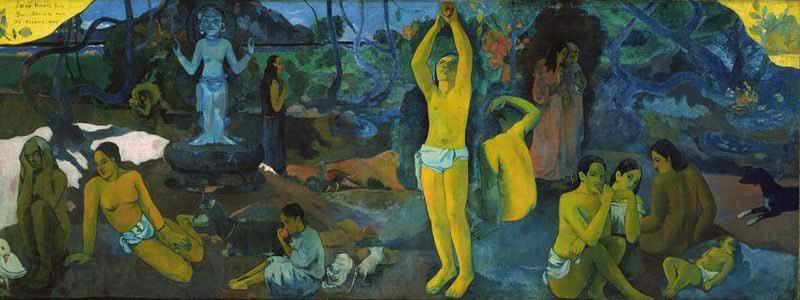 Paul Gauguin Where Do We Come From What Are We Where Are We Going Spain oil painting art